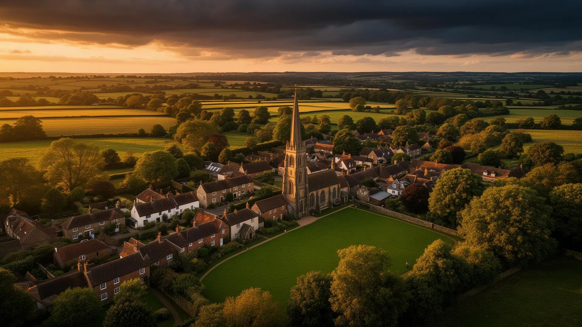 Toddington village green and church spire, Bedfordshire – Ali Auto Locksmith 24/7 mobile car locksmith