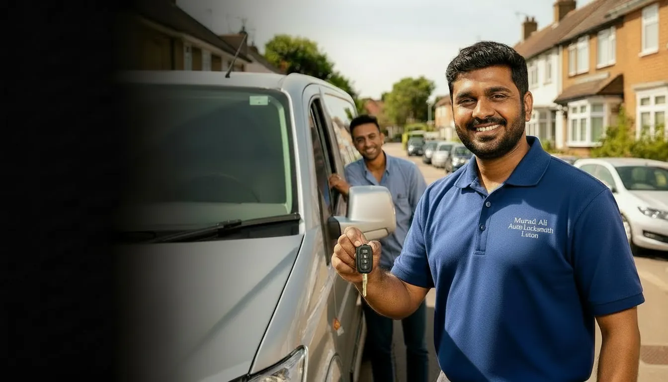 Ali Auto Locksmith providing mobile car key replacement in Luton