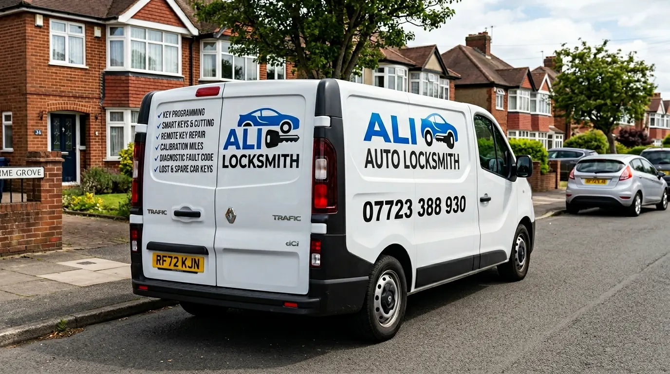 Mobile auto locksmith providing emergency car lockout service in Luton